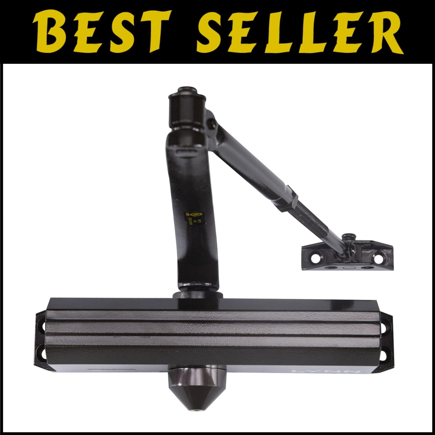 Surface Mounted Commercial Door Closer - Adjustable Size 1-6, Dark Bronze Finish