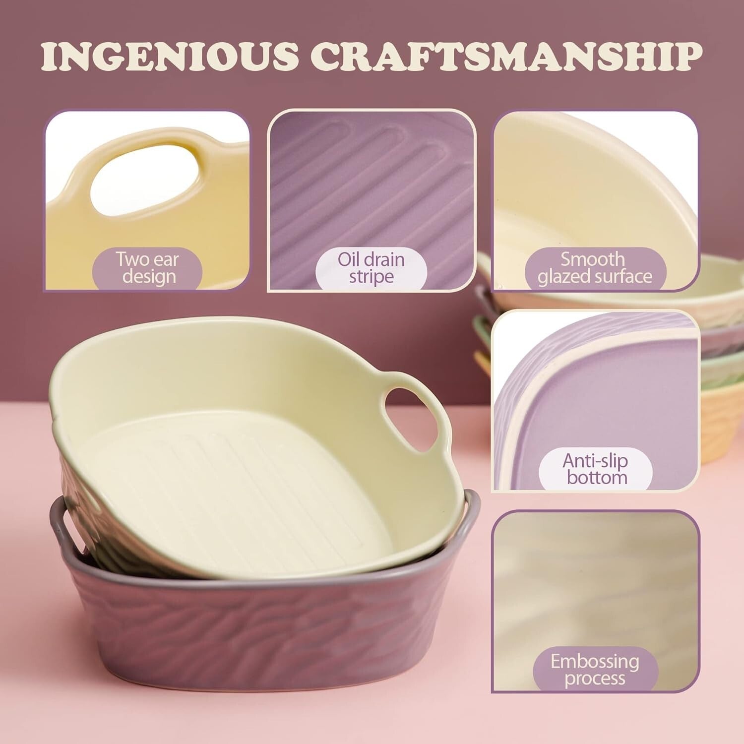 Elegant 8.5" Ceramic Air Fryer Liners – Reusable & Perfect for All Cooking Needs