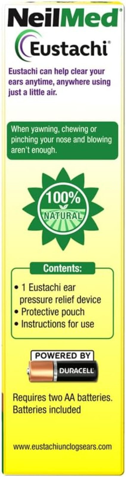 Portable Eustachian Tube Exerciser with Carrying Case - Treat Ear Pressure