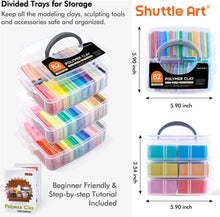 Load image into Gallery viewer, Oven-Bake Polymer Clay Kit - 82 Colors with Tools &amp; Accessories for DIY Projects