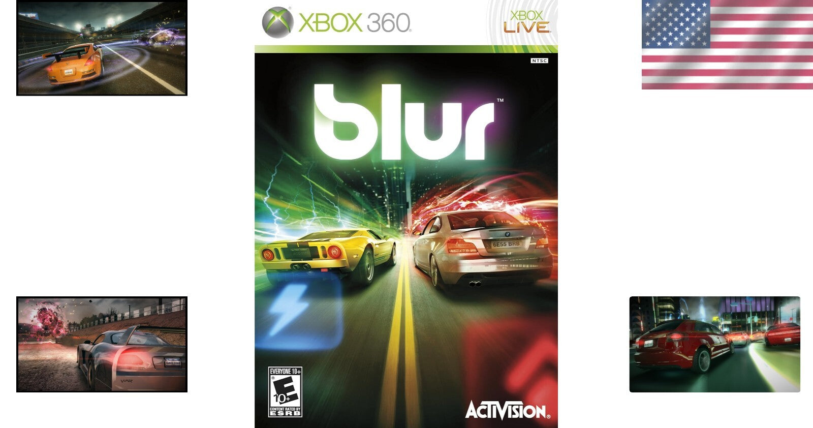 Blur - Competitive Arcade Racing and Social Networking for Xbox 360 Gamers