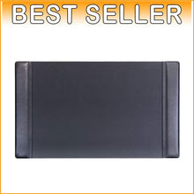 Load image into Gallery viewer, Luxury Leather Desk Mat with Side Rails - Elegant Office Surface Protector