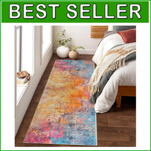 Load image into Gallery viewer, Non-Slip Machine Washable 2x6 Abstract Throw Runner Rug for Indoor Spaces