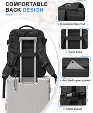 Load image into Gallery viewer, Multi-Compartment Waterproof Laptop Backpack for Comfort &amp; Style - 18x14x8 in