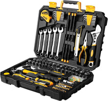 Load image into Gallery viewer, Durable 158-Piece Hand Tool Kit with Toolbox - Ideal for Home and Auto Repair
