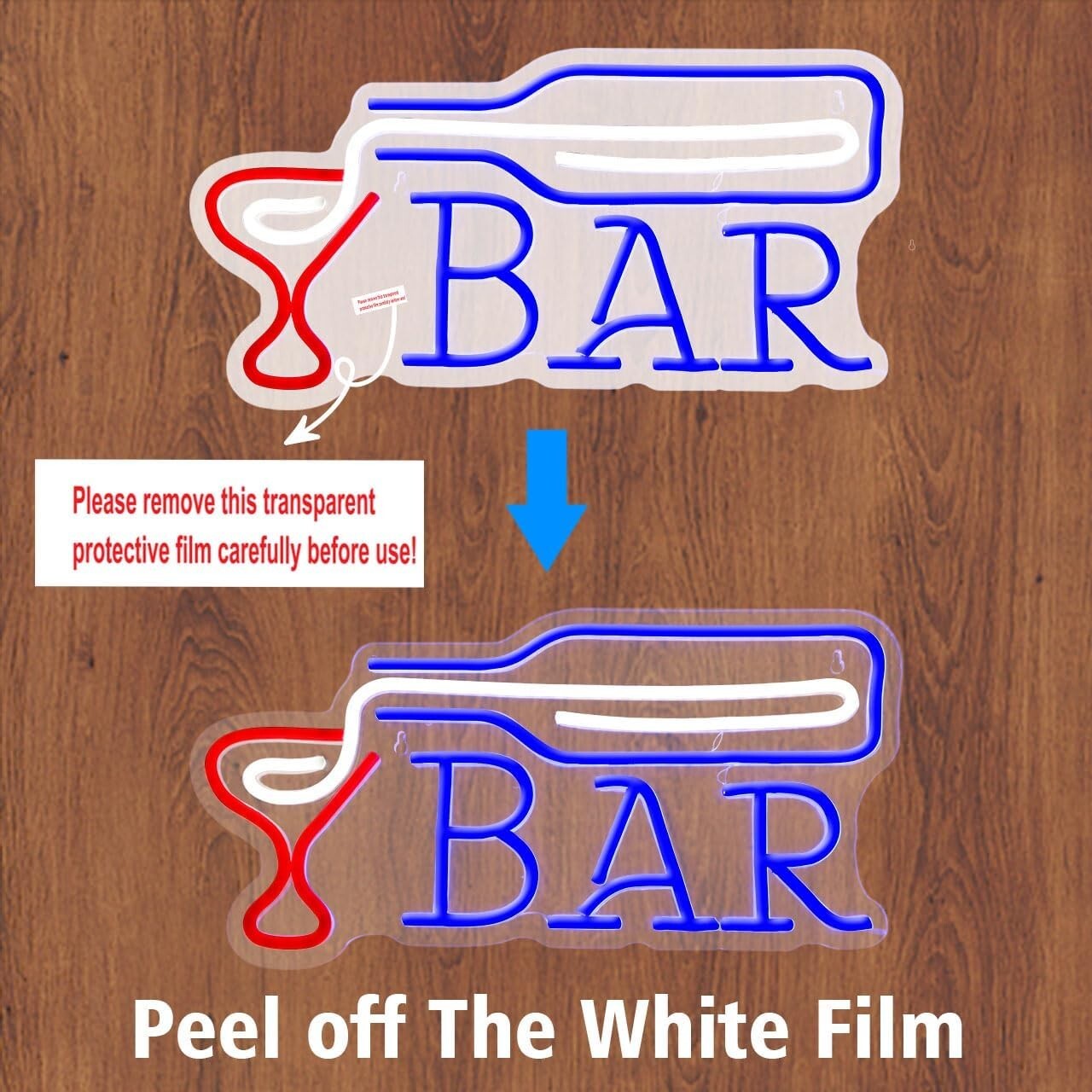 Dimmable Neon Beer Sign - Stylish Acrylic Wall Decor for Man Caves and Parties