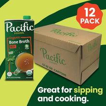 Load image into Gallery viewer, Savory Organic Beef Bone Broth - 32 Oz Cartons, Pack of 12 for Meal Enrichment