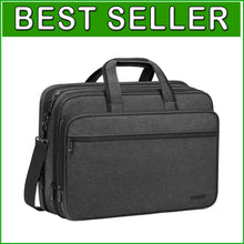 Load image into Gallery viewer, Professional 18-Inch Expandable Laptop Case - Water-Resistant, Multi-Pocketed