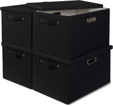 Load image into Gallery viewer, Versatile Stackable Storage Bins - 39L Decorative Boxes for Home Organization
