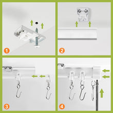Load image into Gallery viewer, Innovative 20 ft Hospital Curtain Track System - Customizable for All Spaces