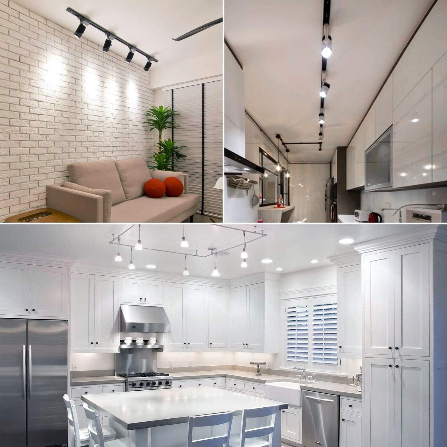 Energy Efficient 6.5W MR16 LED Spotlight Bulbs, 500 Lumens, Bright White 6-Pack