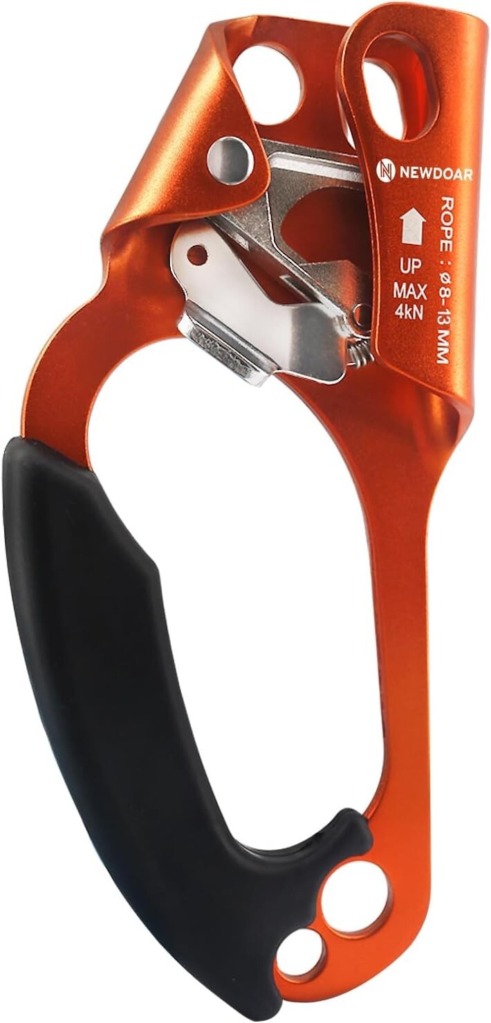 Durable Hand Ascender and Foot Loop Ascender Set - Secure Rope Climbing Aid