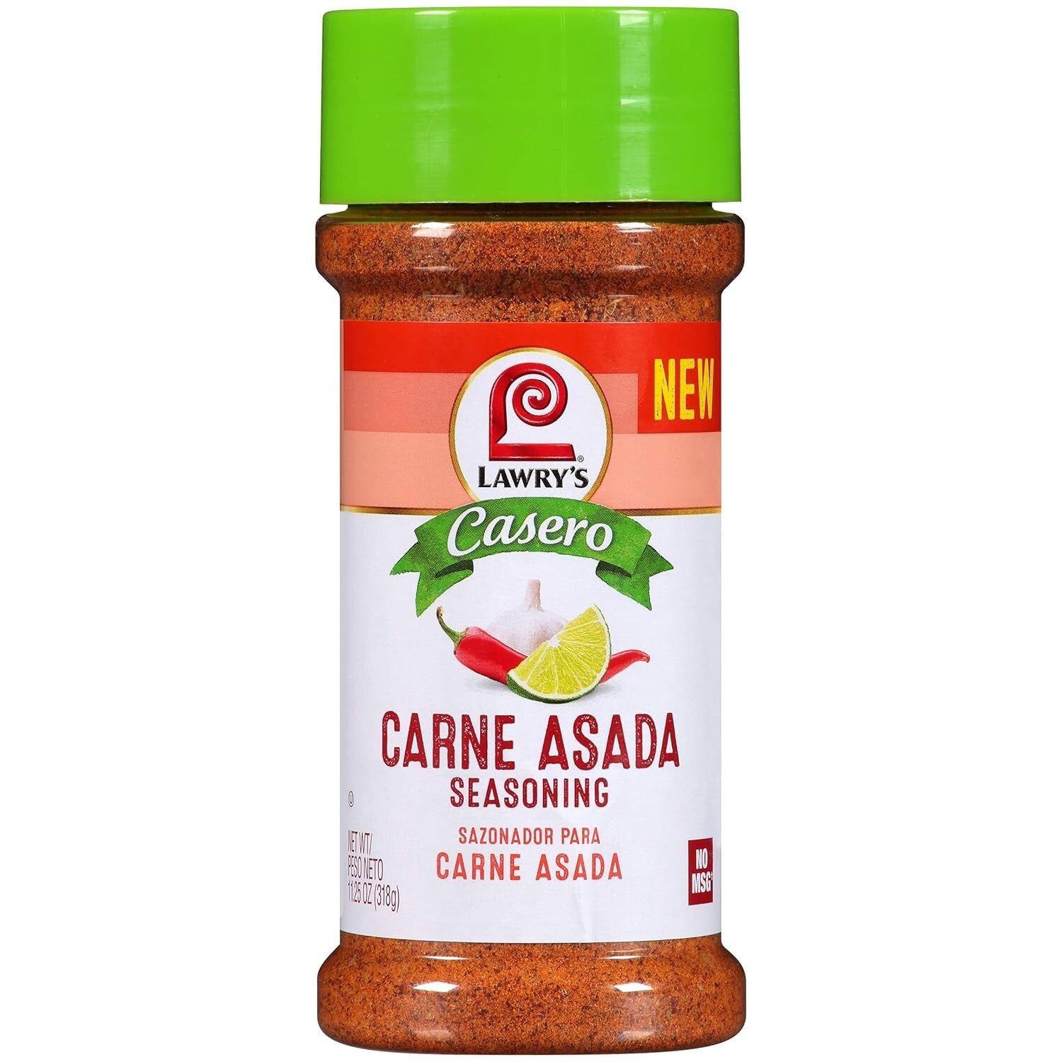 Casero Carne Asada Seasoning - Authentic Mexican Style, 11.25 Oz (12 Pack)