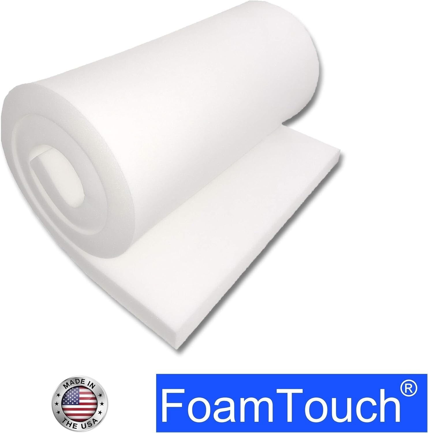 24" x 72" Commercial Grade Foam 3" Thick - Ideal for Custom Cushions & Projects