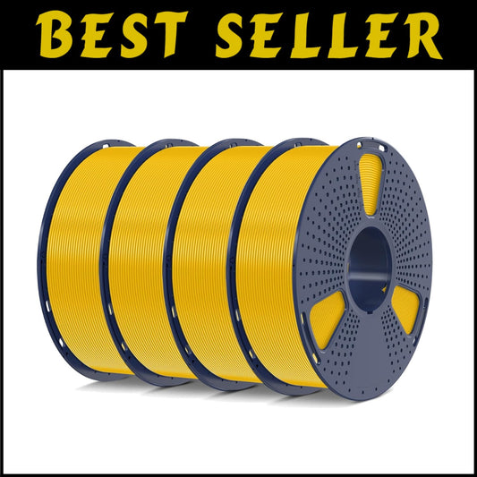 Vacuum Packed 4kg PLA Filament Bundle, 1.75mm - Neatly Wound for Quality Prints