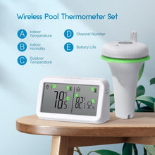 Load image into Gallery viewer, Compact WiFi-Enabled Floating Thermometer for Accurate Pool Monitoring