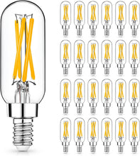 Load image into Gallery viewer, Long-Lasting 24 Pack E12 LED Bulbs - Flicker-Free Dimming for Elegant Lighting