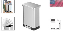 Load image into Gallery viewer, Heavy Duty 75L Commercial Kitchen Trash Can with Fingerprint-Resistant Finish