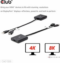 Load image into Gallery viewer, High-Quality 4K120Hz HDMI to DisplayPort Adapter - Perfect for Gaming Systems