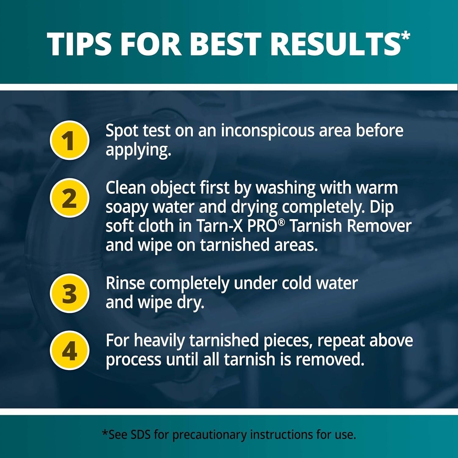 CLR PRO Tarnish Remover 128 fl oz - Effective for Sterling Silver & Jewelry