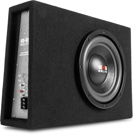 Ultimate 10" Angled Subwoofer Enclosure with 600W Power for Vehicle Bass Lovers