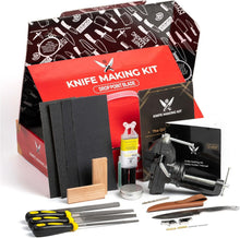 Load image into Gallery viewer, Multi-Purpose Knife Making Kit with Stainless Steel Components - Gift for Him