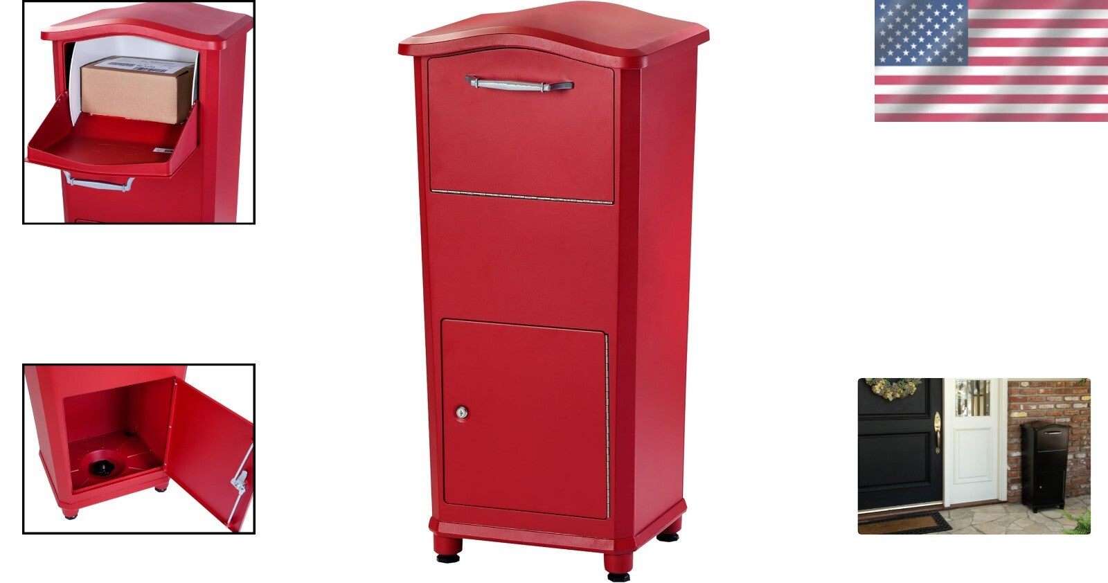 Elephantrunk Secure Parcel Drop Box with Cushioned Reception for All Deliveries