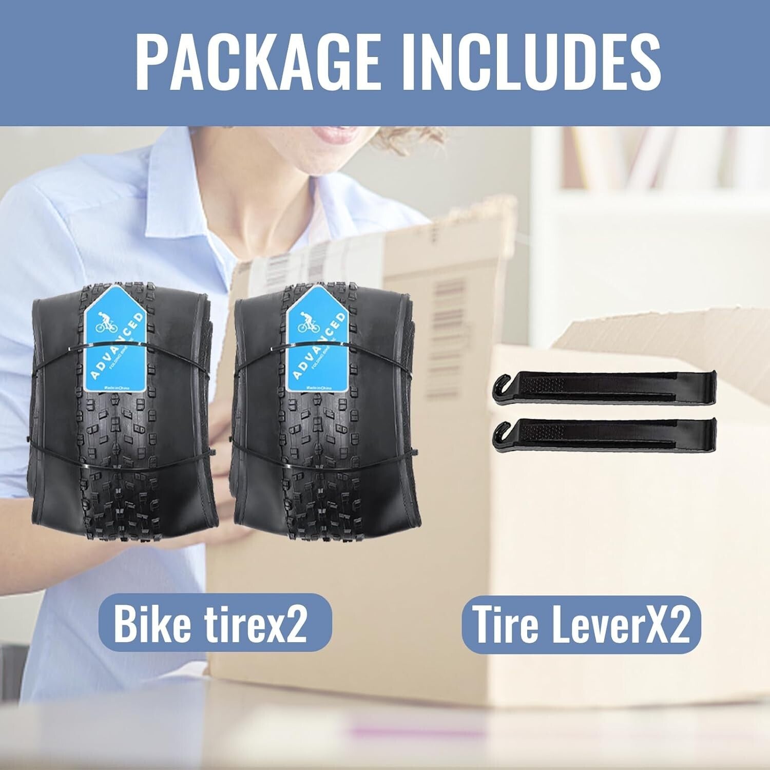 All-Terrain 20x4.0 Inch Fat Bike Tire Set with Exceptional Grip and Traction