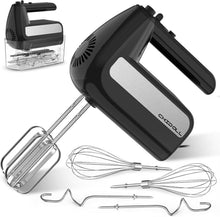 Load image into Gallery viewer, 800W 5-Speed Electric Hand Mixer with Turbo and 6 Stainless Steel Attachments