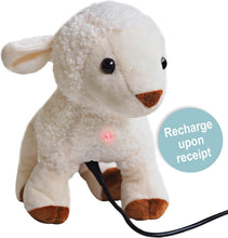Load image into Gallery viewer, Huggable Singing Lamb Plush Toy with Bible Stories &amp; Songs – Ideal Gift for Kids