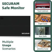 Load image into Gallery viewer, Battery Powered Gun Safe Monitor: Alerts for Humidity, Temperature &amp; Vibration