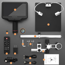 Load image into Gallery viewer, AD407 Pro 3D HDMI Digital Microscope with 7" LCD Screen for Precision Repairs
