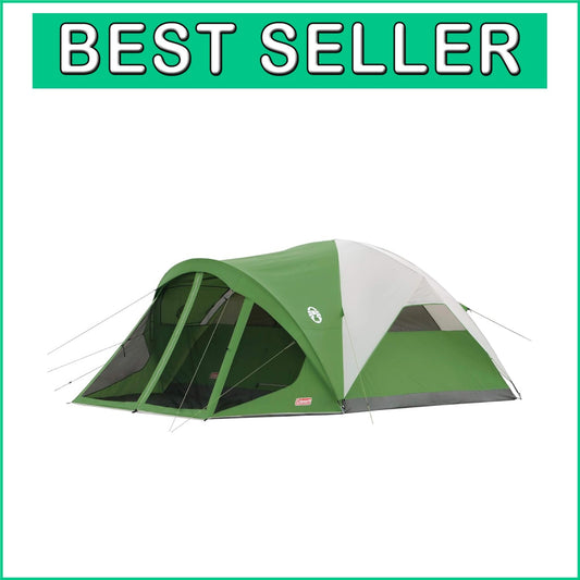 Easy-Setup 6-Person Tent with Bug-Free Screened Porch & WeatherTech Features
