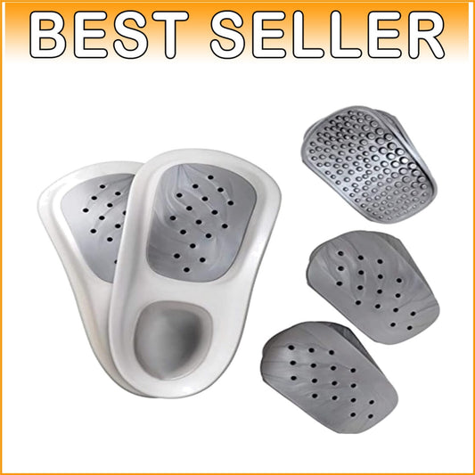 Customizable Arch Support Insoles for Plantar Fasciitis Pain Relief - Men 8-8...