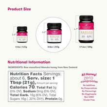 Load image into Gallery viewer, Premium Raw Manuka Honey UMF 20+ MGO 829+ - Enhance Your Health Today!