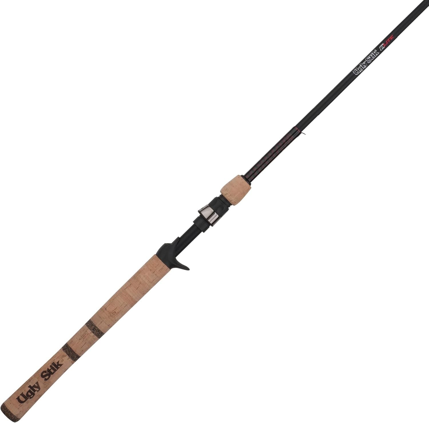 Elite 7' Ultra Light Casting Fishing Rod - Premium Cork Handle & 2-Piece Design
