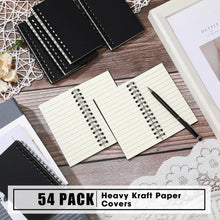 Load image into Gallery viewer, Compact 54-Pack Mini Notepads with Spiral Binding - Ideal for School and Office