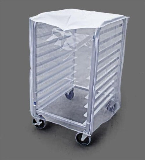 Durable Clear Bun Pan Rack Set of 2 - 10-Tier Storage for Professional Kitchens