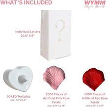 Load image into Gallery viewer, Transform Your Engagement Night - Luminary Bags with LED Lights for Proposals