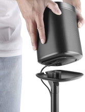 Load image into Gallery viewer, Sturdy Metal Speaker Stands for Sonos One &amp; Play:1 – Clean Aesthetic | 2 Pack