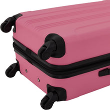 Load image into Gallery viewer, Vibrant Hot Pink Chicago 5-Piece Expandable Luggage Set with Smooth-Glide Wheels