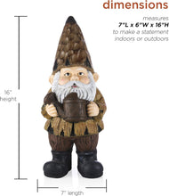 Load image into Gallery viewer, Charming 16" Indoor/Outdoor Gnome with Watering Can - Whimsical Garden Decor