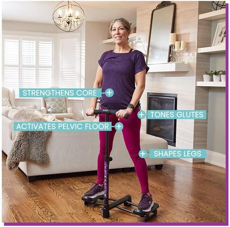 Lateral Gliding Slim Toning Machine by Fiona Summers - Portable Fitness Solution