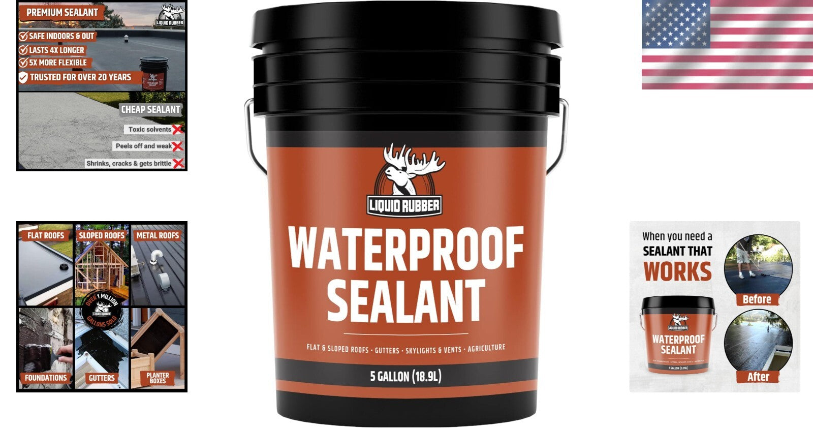 Advanced Waterproof Sealant - DIY Leak Repair for Roofs, Gutters, and More