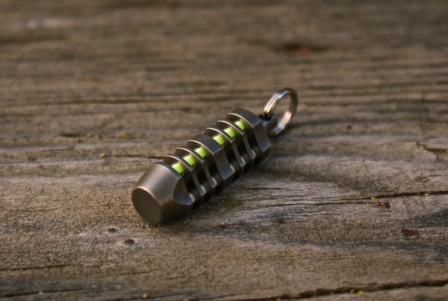 Customizable Titanium Tritium Fob - The Perfect EDC for All Night Visibility