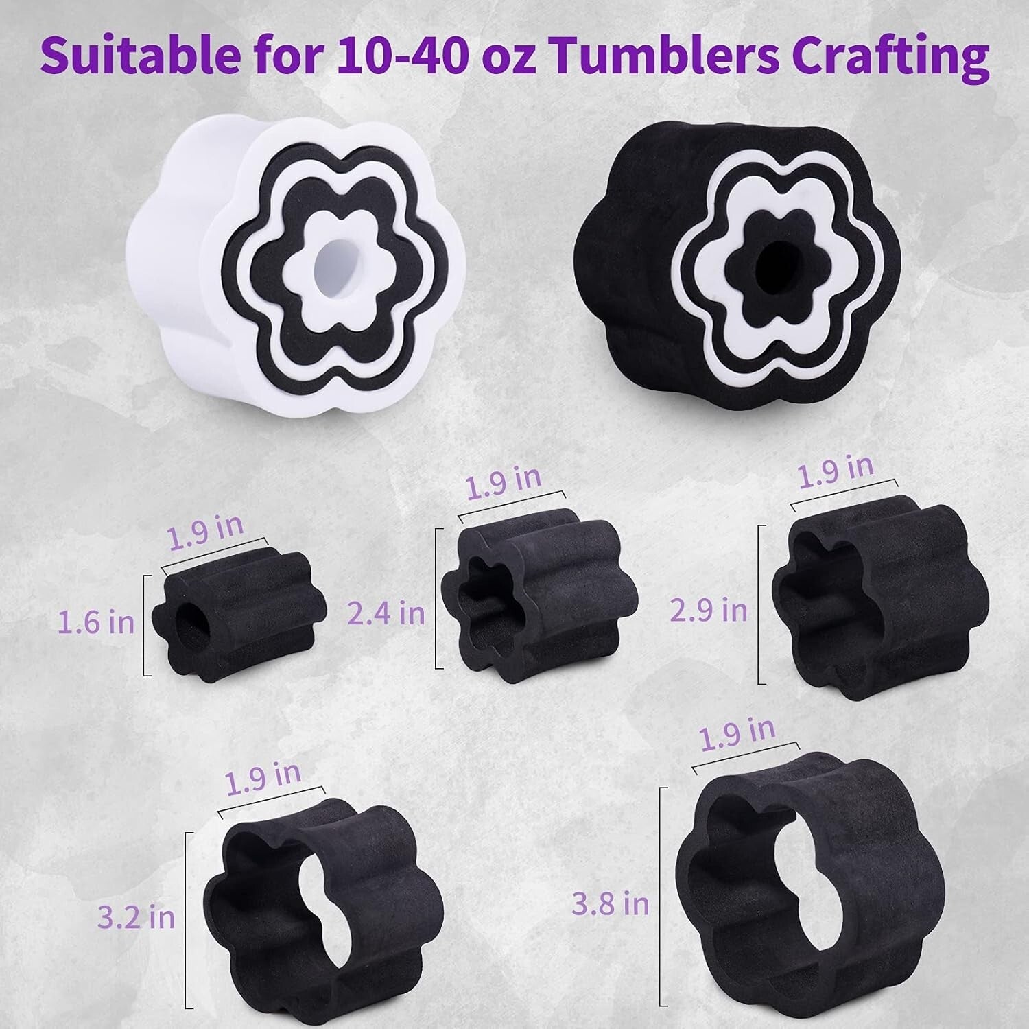 Craft-Ready Tumbler Spinner Set with Individual Switches & Heat Control Options