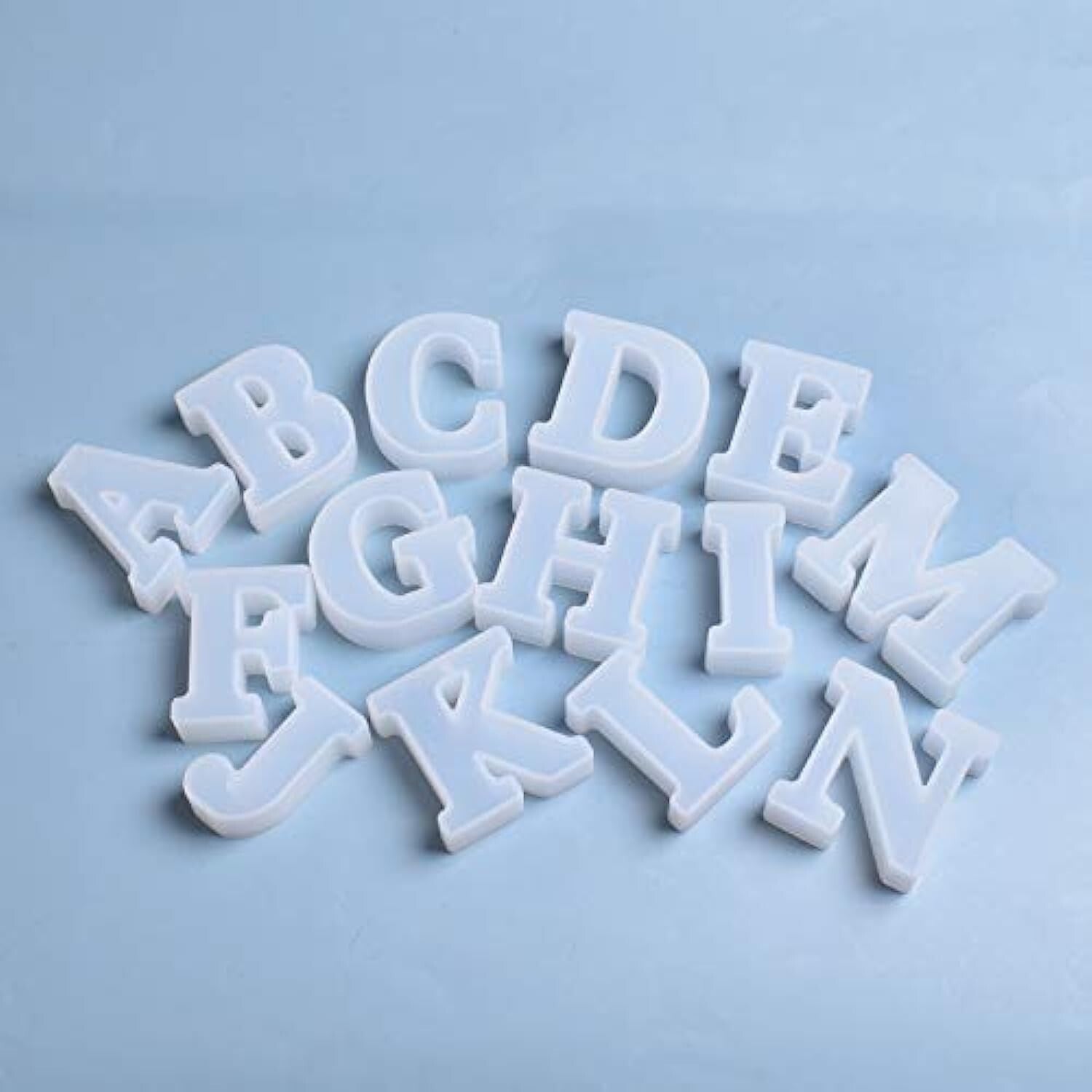Flexible Food-Grade Silicone Alphabet Mold - 2.5 Inch - Perfect for Crafts