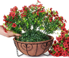 Load image into Gallery viewer, Maintenance-Free Artificial Bougainvillea Flower Basket for Year-Round Beauty