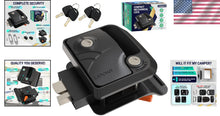 Load image into Gallery viewer, Compact 100% Metal RV Door Lock with 2 Keys - Ultimate Trailer Security Solution