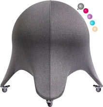 Load image into Gallery viewer, Quality Alloy Steel Yoga Ball Chair - 400 lbs Max. - Ergonomic Comfort Redefined